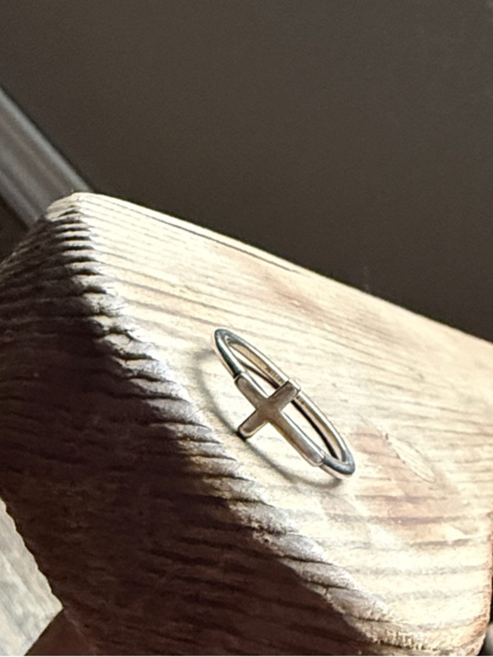 James Avery Silver Cross Ring